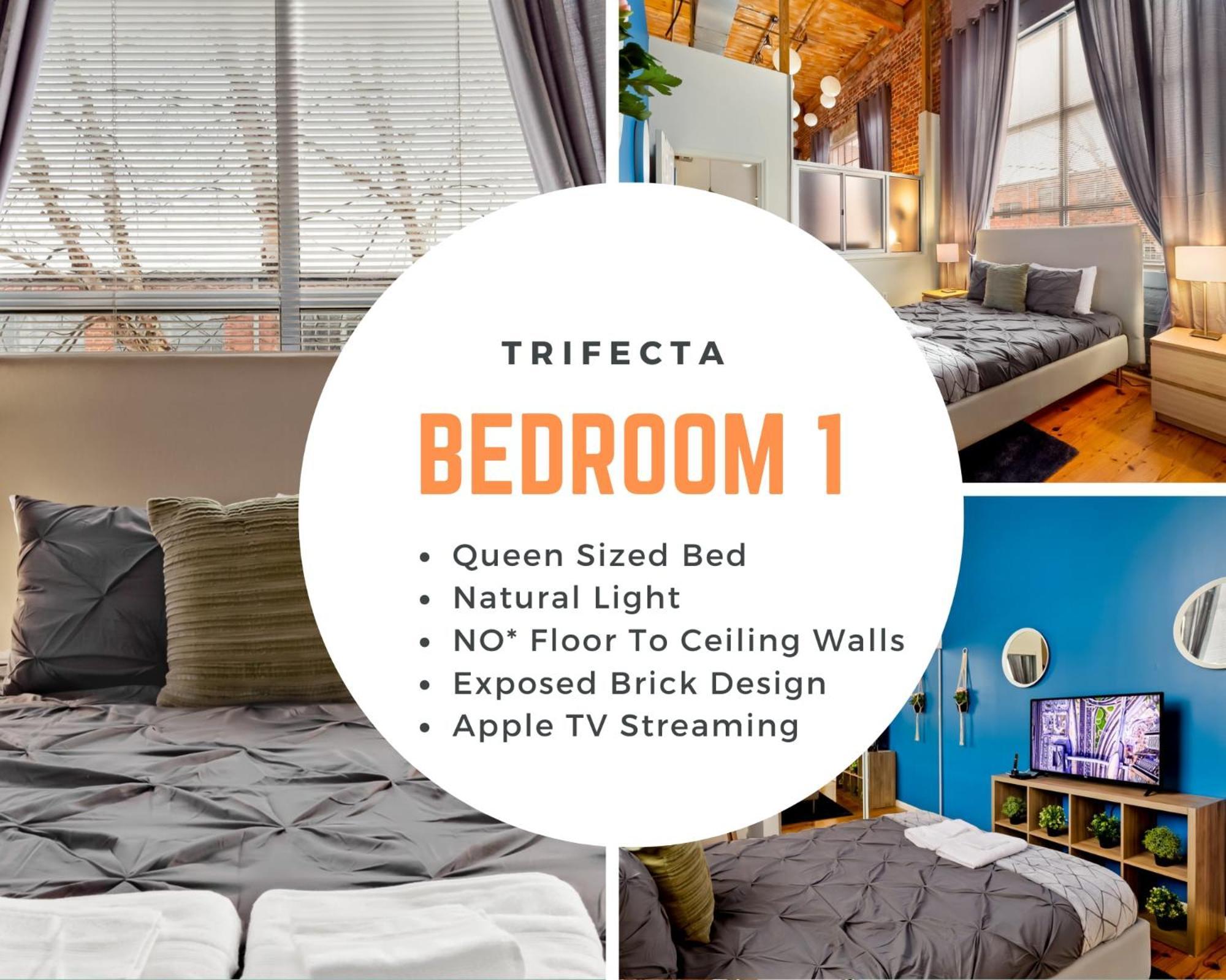 Апартаменты Trifecta Historic Brick 2Br Getaway Superhost Дарем Экстерьер фото